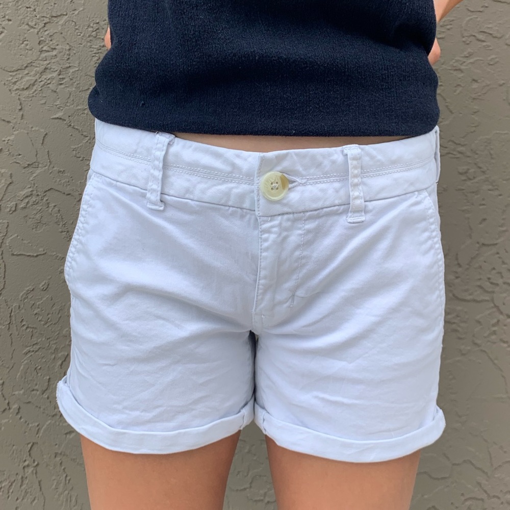 American Eagle White Shorts
